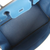 Hermes Birkin 30 Deep Bleu Epsom Palladium Hardware - Thumbnail View 8