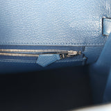 Hermes Birkin 30 Deep Bleu Epsom Palladium Hardware - Thumbnail View 9
