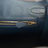 Hermes Birkin 30 Bleu de Prusse Togo Gold Hardware