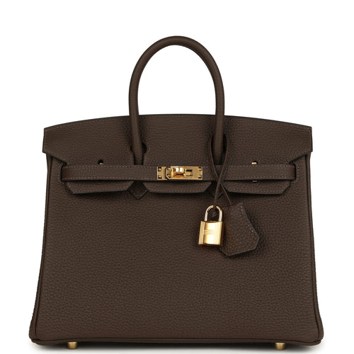 Hermes Birkin 25 Ecorce Togo Gold Hardware