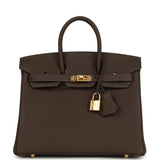 Hermes Birkin 25 Ecorce Togo Gold Hardware