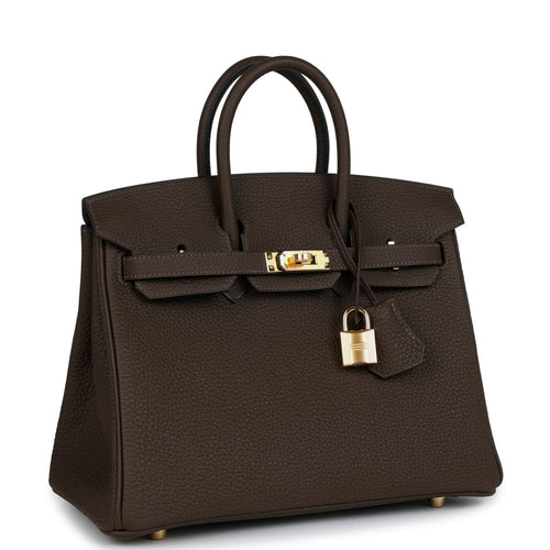 Hermes Birkin 25 Ecorce Togo Gold Hardware