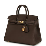 Hermes Birkin 25 Ecorce Togo Gold Hardware
