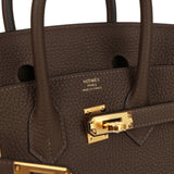 Hermes Birkin 25 Ecorce Togo Gold Hardware