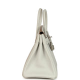 Pre-owned Hermes Birkin 25 Gris Pale Togo Palladium Hardware - Thumbnail View 3