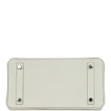 Pre-owned Hermes Birkin 25 Gris Pale Togo Palladium Hardware - Thumbnail View 6