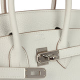 Pre-owned Hermes Birkin 25 Gris Pale Togo Palladium Hardware - Thumbnail View 7