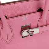Pre-owned Hermes Birkin 30 Bubblegum Togo Palladium Hardware