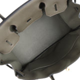 Pre-owned Hermes Birkin 30 Vert de Gris Togo Gold Hardware