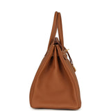 Pre-owned Hermes Birkin 35 Gold Togo Gold Hardware - Thumbnail View 3