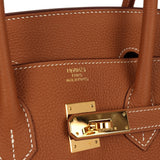 Pre-owned Hermes Birkin 35 Gold Togo Gold Hardware - Thumbnail View 7