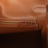 Pre-owned Hermes Birkin 35 Gold Togo Gold Hardware - Thumbnail View 9