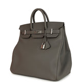 Hermes HAC Birkin 40 Etain Togo Palladium Hardware