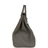 Hermes HAC Birkin 40 Etain Togo Palladium Hardware