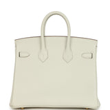 Hermes Birkin 25 Mushroom Togo Gold Hardware