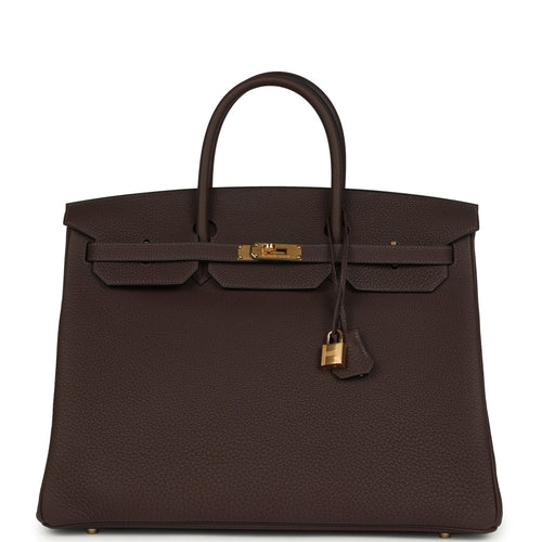 Hermes Birkin 40 Chocolate Togo Gold Hardware
