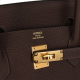 Hermes Birkin 40 Chocolate Togo Gold Hardware - Thumbnail View 7