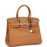 Hermes Birkin 30 Natural Vache Liegee Palladium Hardware - Thumbnail View 2