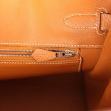 Hermes Birkin 30 Natural Vache Liegee Palladium Hardware - Thumbnail View 9
