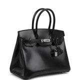 Hermes Birkin 30 Black Box Palladium Hardware