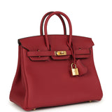 Hermes Birkin 25 Rouge Grenat Togo Gold Hardware