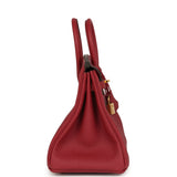 Hermes Birkin 25 Rouge Grenat Togo Gold Hardware