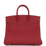 Hermes Birkin 25 Rouge Grenat Togo Gold Hardware