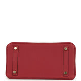 Hermes Birkin 25 Rouge Grenat Togo Gold Hardware