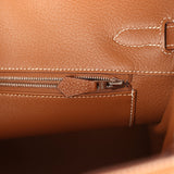 Pre-owned Hermes Birkin 35 Gold Togo Palladium Hardware - Thumbnail View 9
