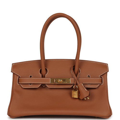 Hermes Shoulder Birkin Light 29 Gold Evercolor Gold Hardware