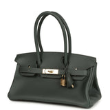Hermes Shoulder Birkin Light 29 Vert Mangrove Evercolor Permabrass Hardware - Thumbnail View 3