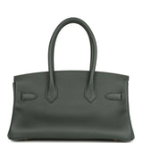 Hermes Shoulder Birkin Light 29 Vert Mangrove Evercolor Permabrass Hardware - Thumbnail View 5