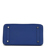 Pre-owned Hermes Birkin 30 Bleu Royal Togo Palladium Hardware - Thumbnail View 6