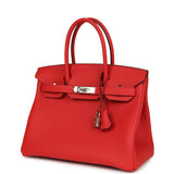 Hermes Birkin 30 Rouge Radieux Togo Palladium Hardware