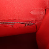 Hermes Birkin 30 Rouge Radieux Togo Palladium Hardware
