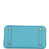 Hermes Birkin 25 Bleu Du Nord Swift Gold Hardware