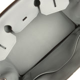 Hermes Birkin 35 Gris Pantin Togo Palladium Hardware