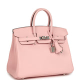Hermes Birkin 25 Rose Sakura Swift Palladium Hardware - Thumbnail View 2