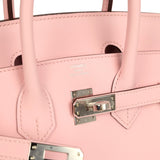 Hermes Birkin 25 Rose Sakura Swift Palladium Hardware - Thumbnail View 7