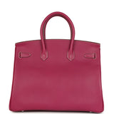 Hermes Birkin 35 Tosca Candy Epsom Palladium Hardware