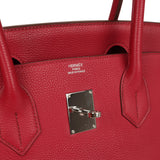 Vintage Hermes Shoulder Birkin 42 JPG Rubis Togo Palladium Hardware