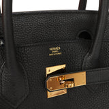 Pre-owned Hermes Birkin 30 Black Togo Gold Hardware - Thumbnail View 7