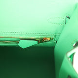 Hermes Birkin Sellier 25 Vert Comics Epsom Gold Hardware