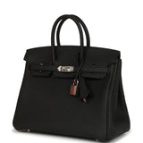 Hermes Birkin 25 Black Togo Palladium Hardware