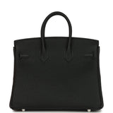 Hermes Birkin 25 Black Togo Palladium Hardware