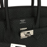 Hermes Birkin 25 Black Togo Palladium Hardware