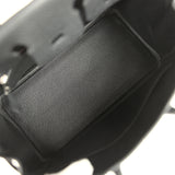 Hermes Birkin 25 Black Togo Palladium Hardware