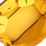 Pre-owned Hermes Birkin 35 Soleil Togo Gold Hardware - Thumbnail View 8