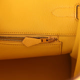Pre-owned Hermes Birkin 35 Soleil Togo Gold Hardware - Thumbnail View 9