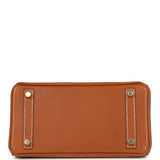 Hermes Birkin 25 Fauve Barenia Gold Hardware